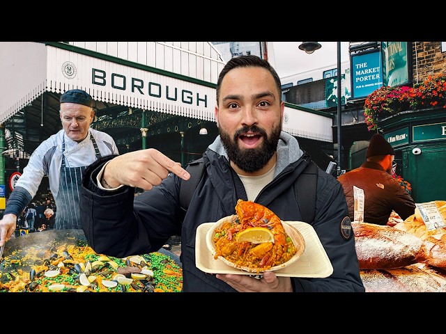 Unbelievable Street Food in London’s Borough Market 🇬🇧