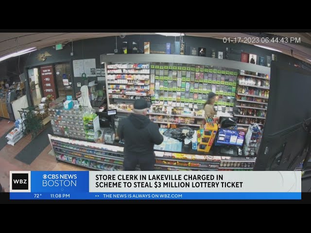 Lakeville clerk accused of stealing customer's $3 million lottery ticket pleads not guilty