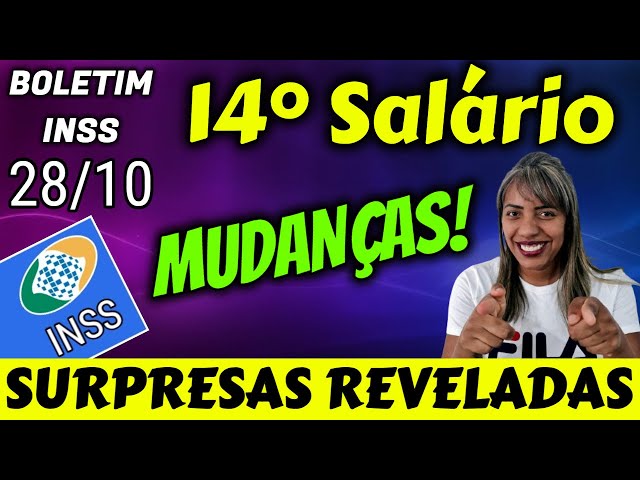 ✔️ MUDANÇAS! 14° SALÁRIO INSS + 2 SURPRESAS REVELADAS