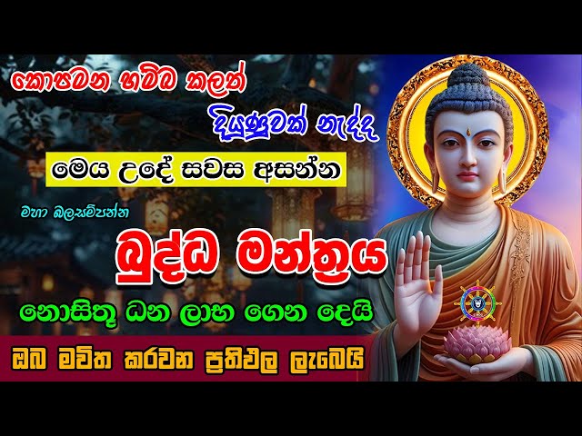 Pirith | නොසිතූ ධන ලාභ ලැබෙන බලගතු බුද්ධ මන්ත්‍රය | Most Powerful Chanting | Sinhala Seth Pirith