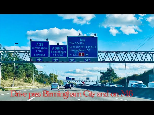 英国旅游 motorway Trip in England 在英国最忙的高速上驾驶，highway/car/speed