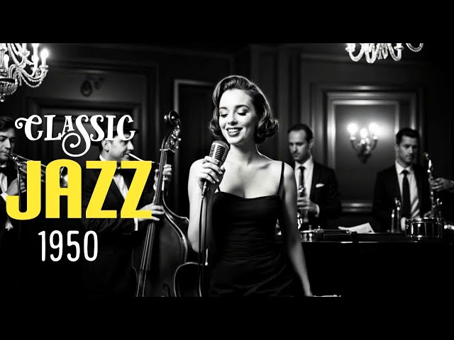 Spring Jazz Melody ️ 🎷️ Rediscover the Past with the Music of Love Flavor. Jazz Bar 1950