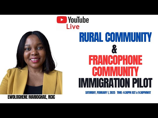 Rural and Francophone Community Immigration Pilots: Your Pathway to Permanent Residency in Canada!