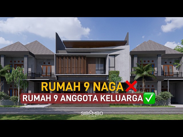 New Leaf Sanctuary | Desain Rumah Mewah 3 Lantai 8 Kamar Tidur di Lahan 212 m2