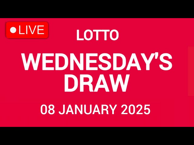 The National Lottery Lotto Draw Live results from Wednesday 08 January 2025 | tonight's lotto