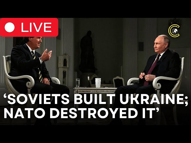 LIVE | “Ukraine Was Lenin’s Creation”: Putin on Soviet Legacy in an Interview with Tucker Carlson