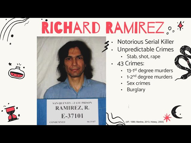 Richard Ramirez - serial killer - factors under his criminal conduct