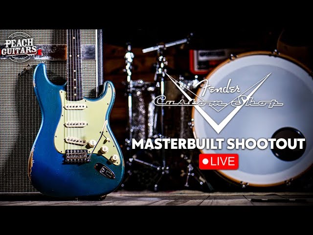 [LIVE 🔴] Fender Custom Shop Masterbuilt Live Shootout w/ John! (Secret Pedal Reveal!)