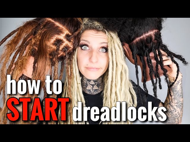 6 different ways to START dreadlocks [with demonstrations🙌🏼]