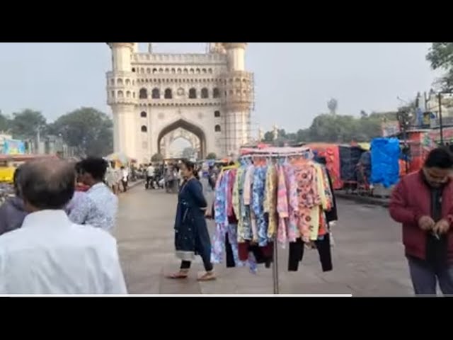 Charminar Morning View Hyderabad Vlog Viral Vlog Mosim Vlog My First Vlog