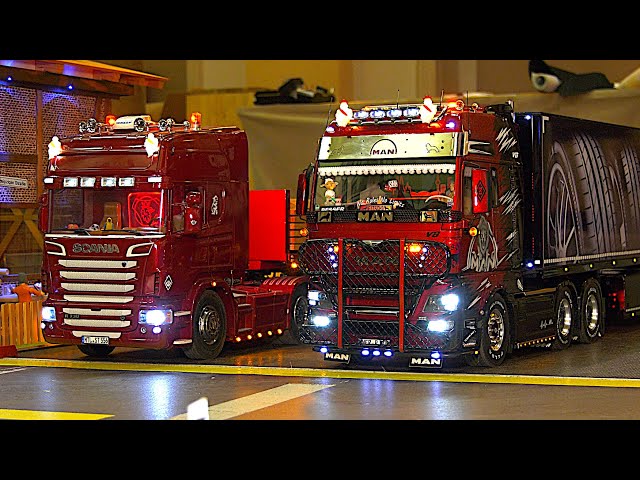 RC Trucks Cars Scania Mercedes Benz MAN IFA W50 LKW / Modellbau-Ausstellung Chemnitz Kraftwerk 2023