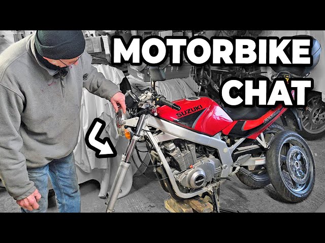 Dad's Own SECRET Restoration Project - Suzuki GS500E Motorbike - Workshop Waffle