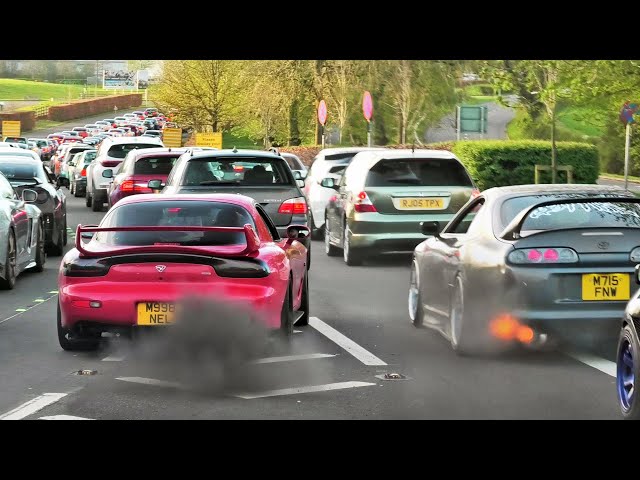 THOUSANDS of Japanese Cars GO MAD in World's Largest JDM Traffic Jam!