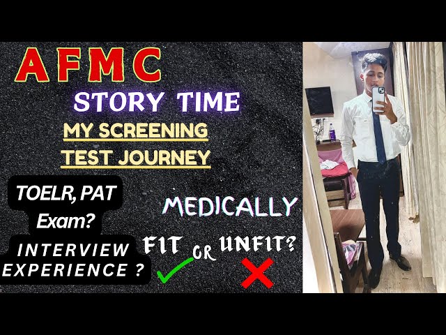 My AFMC 2024 Journey| All about TOELR, PAT and Interview