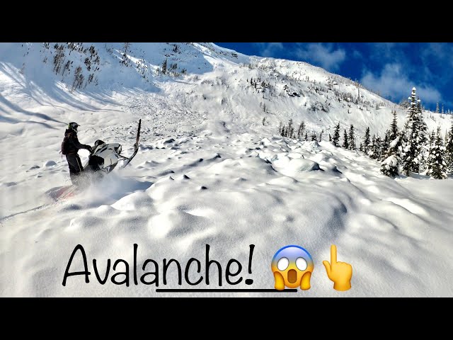 We Rode our Sleds on top of an Avalanche!