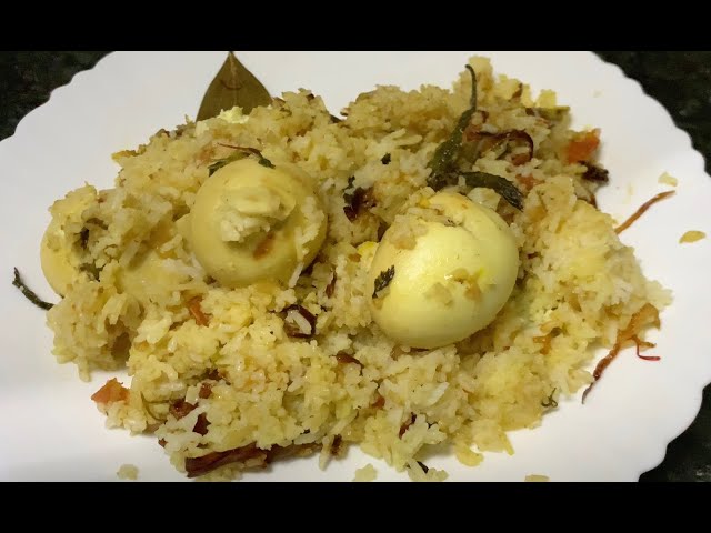 Easy Egg Biryani Recipe