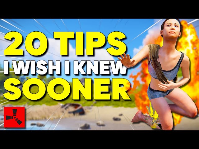 20 Tips I WISH I KNEW SOONER in Rust | Ultimate Rust Beginner Guide.