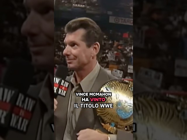 That time when Vince McMahon won the WWE title 😨🤷🏻‍♂️ #wwe #shorts #wweshorts