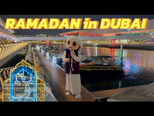 Ramadan night in Dubai Al qana Abu Dhabi Ramzan celebration festival 2025 family ramzan place