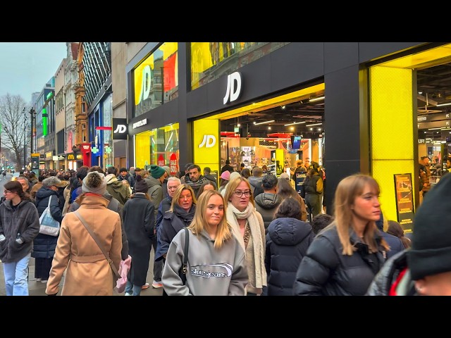 London City Tour 2025 | 4K HDR Virtual West End Walking Tour | London Winter Walk 2025