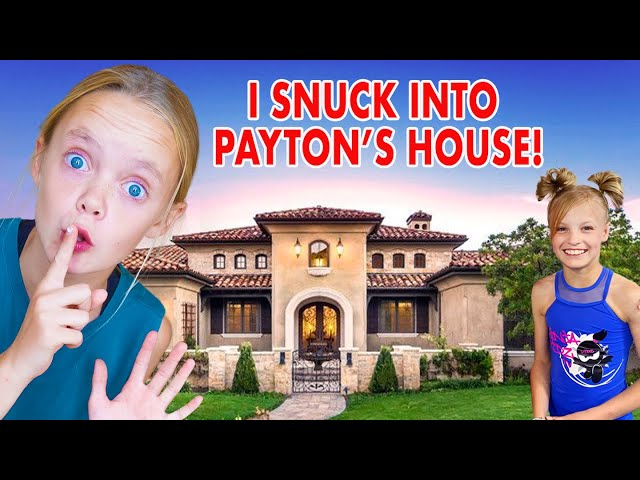 I Sneak into Payton's House for a Birthday Surprise! Jazzy Skye