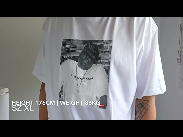 Supreme Jordan Biggie Short Sleeve Top White