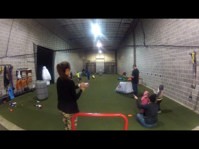 Nerf dart wars indoor battlefield