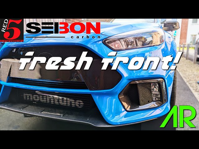 CARBON FRONT BUMPER REFRESH!  | FOCUS RS | GARAGE UPDATE | VLOG 57