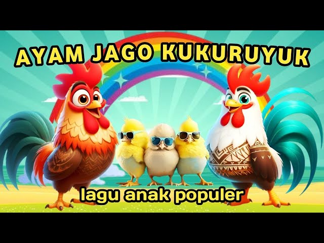 Ayam Jago Kukuruyuk - Labubu - Anak Ayam Piyik - Tek Kotek - Cit Cit Cuit Balonku dan Lainnya