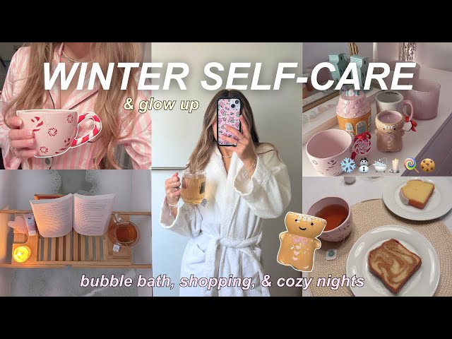 SELF CARE ROUTINE (at home) 🛁 how to glow up & beat the winter blues