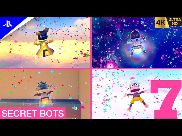 Astro's Playroom All SECRET BOT Locations PS5 GAMEPLAY PART 7 [NO COMMENTRY] #astrobot #gamer #ps5