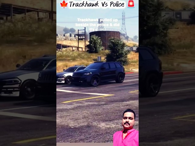 Jeep Trackhawk vs Police 🚦#jeep #trackhawk #lamborghini #carshorts