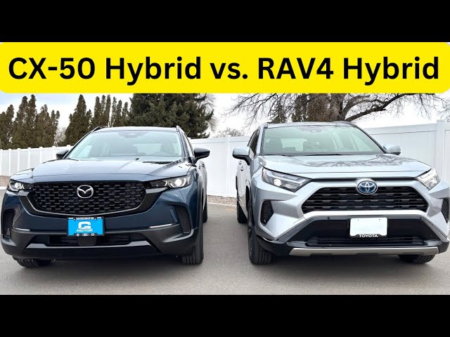 2025 Mazda CX-50 HYBRID vs. My Own Toyota RAV4 Hybrid | Side by Side Comparison