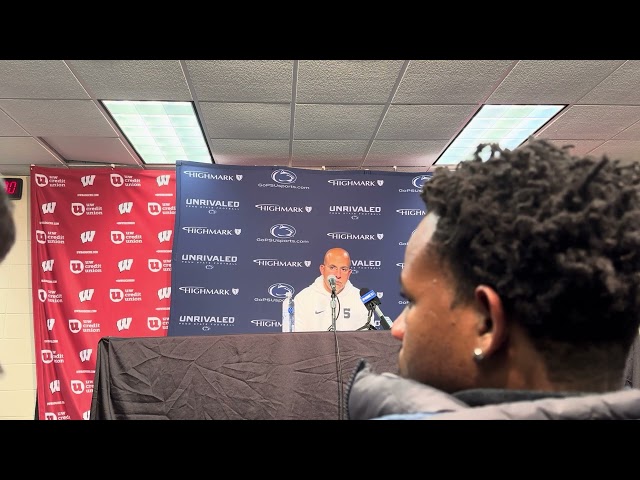 James Franklin's full press conference after beating Wisconsin 28-13