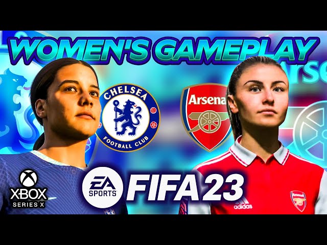 FIFA 23 Chelsea Women vs Arsenal (World Class Difficulty Gameplay)