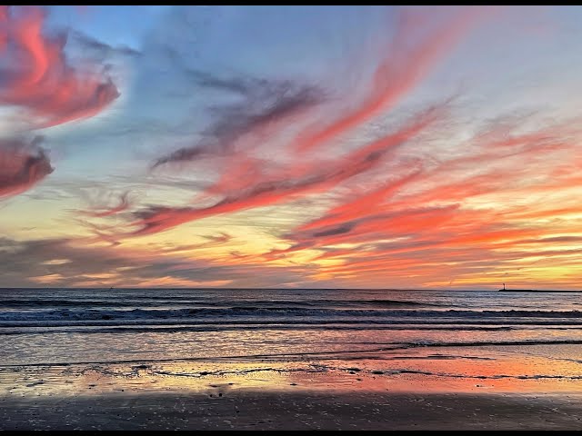 Immersive Sunset and Ocean Waves - 5 min of relaxation  @onlycoastalvibes ​#relaxingviews #immersive