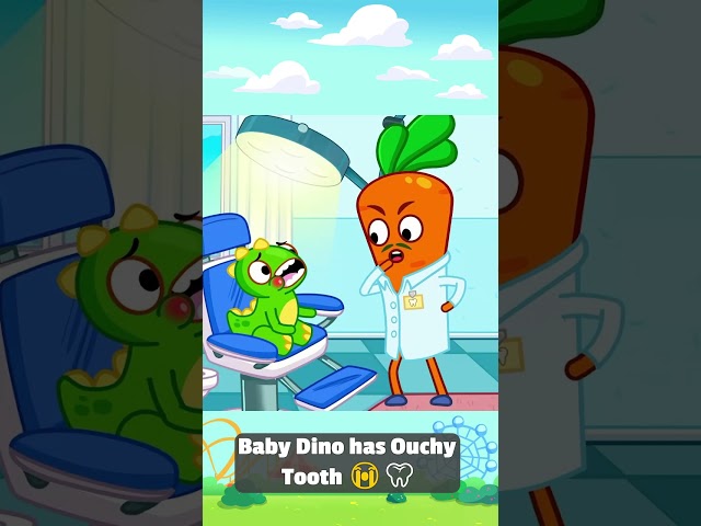 Teeth X-Ray 🦷 Baby Dino Goes to the Dentist