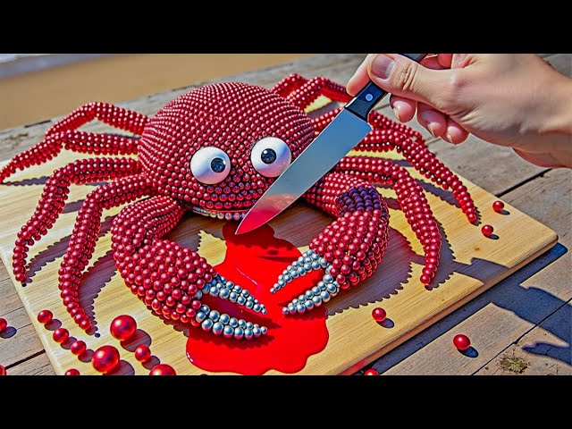 Best Of Magnet Cooking Compilation | 1000+ King Crab Magnetic Balls Recipe ASMR