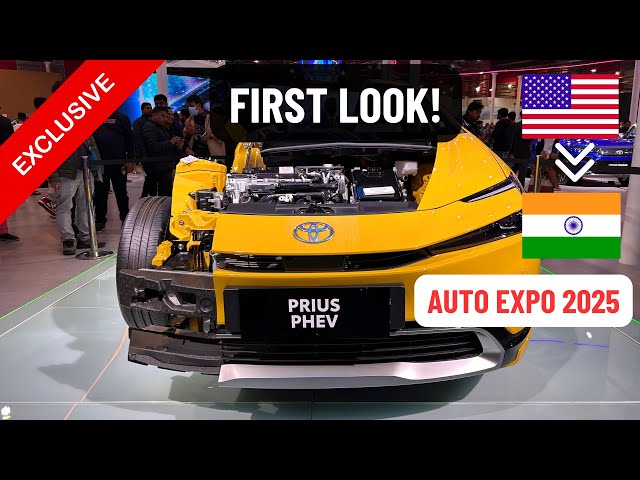 Toyota Prius PHEV First Impressions: Auto Expo 2025 Exclusive! 🇺🇸➡️🇮🇳