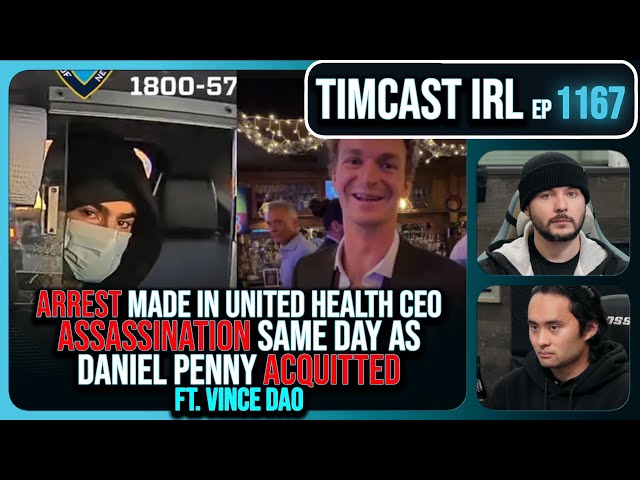 ARREST In UnitedHealth CEO Assassination, Suspect NAMED As Luigi Mangione w/Vince Dao | Timcast IRL