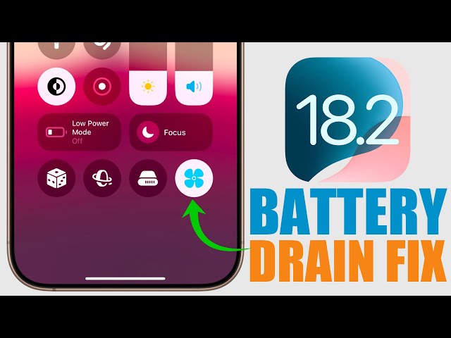 iOS 18.2 - How To FIX Battery DRAIN on iPhone !