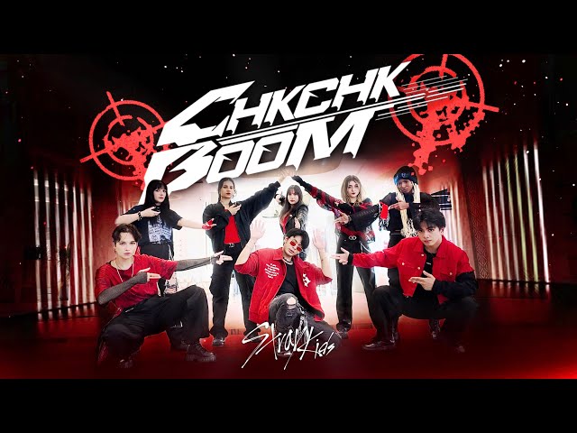 [KPOP IN PUBLIC DUBAI] Stray Kids (스트레이 키즈) - 'CHK CHK BOOM' Dance Cover by THE PIXIES