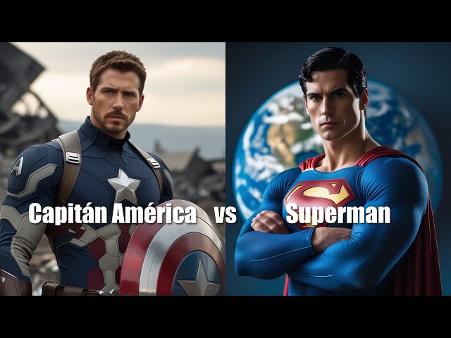 Superman vs Capitán América: Batalla Épica