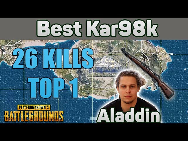 Best Kar98k EU - Aladdin 26 Kills SOLO TPP [EU] - PUBG Highlights Top 1 #12