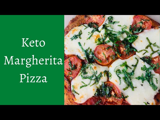 Keto Margherita Pizza | How To Make Margherita Pizza at Home