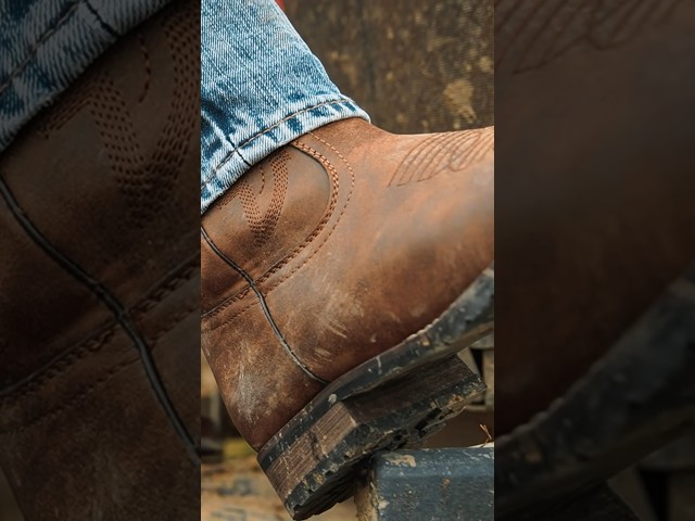 How To Style Work Cowboy Boots 🤠 #cowboy #cowboyboots #boots #western #workboots