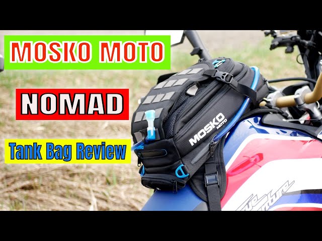 Nomad Mosko Moto Tank Bag Review, Africa Twin