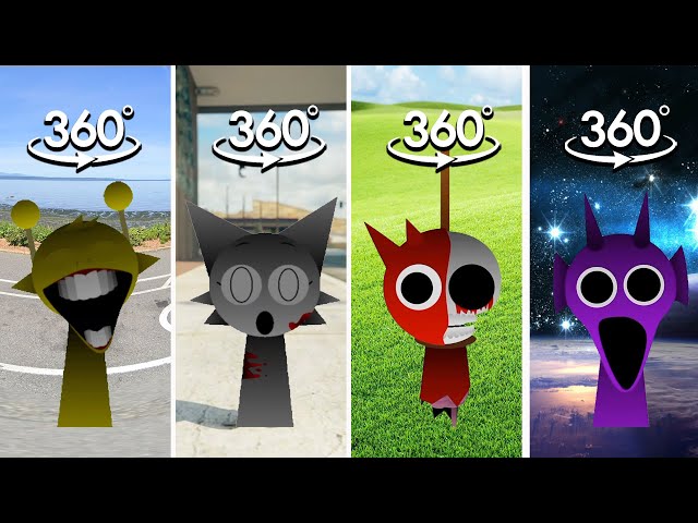 Find Simon Horror Meme COMPILATION | Sprunki Incredibox Finding Challenge 360º VR Video