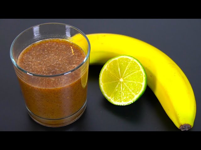 How to remove belly fat in 3 days with banana and lemon - lose weight without exercising