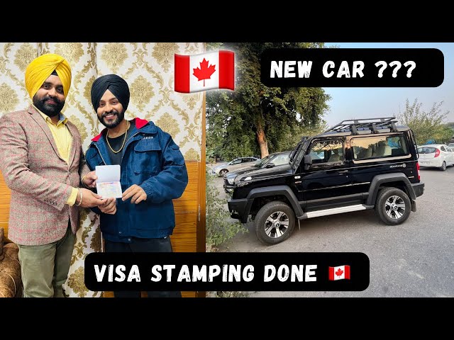 Visa Stamping Done 🇨🇦 || Am I Going To Canada ?? || New Car || Gurkha 🖤